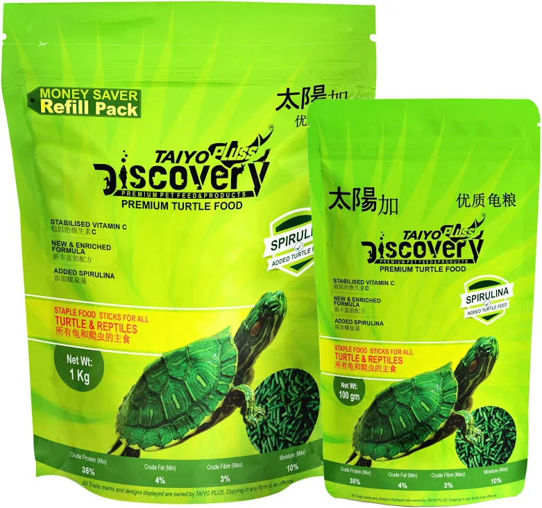 Taiyo Pluss Discovery Turtle Food – 1kg Refill + 100g Free